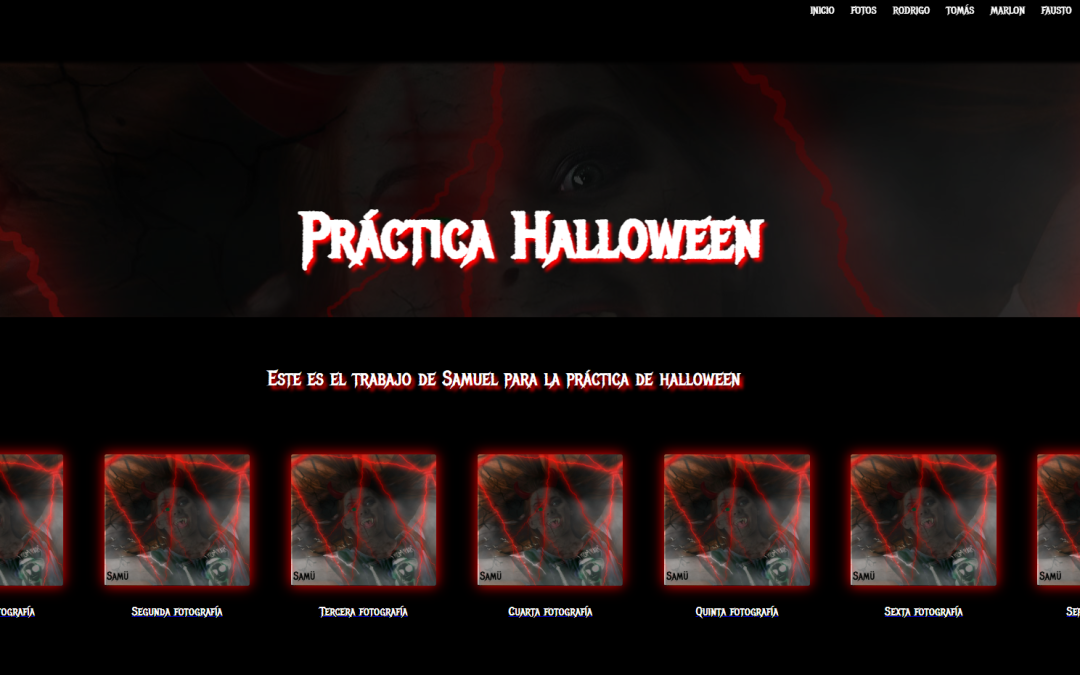 Proyecto desarrollo web para Hallowen
