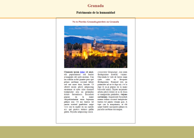 Desarollo web Granada